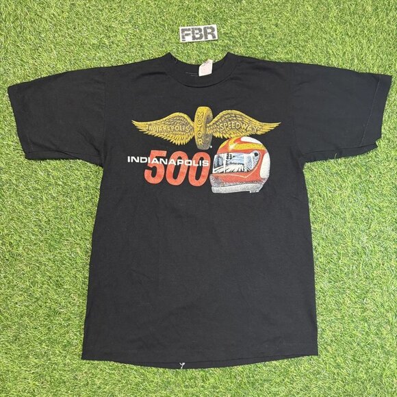 Vintage 80s Indy 500 Racing Tee - Picture 1 of 6